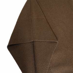 Áo len dệt kim nữ chất liệu len Merino, cổ tròn, tay rộng, dáng rộng, trơn, unisex, thiết kế riêng in logo, mùa đông ấm áp, bán buôn - Product Image 5