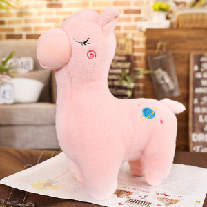 2019 fabrik preis förderung kawaii bunte alpaka plüsch weichen spielzeug geschenk - Product Image 2