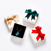 Boîte à bijoux personnalisée Tongxing avec logo, petite boîte en papier pour bagues, colliers, boucles d'oreilles, emballage cadeau, organiseur de bibelots pour boutique de détail