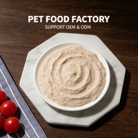 Makanan Kucing Basah Label Pribadi Grosir Kemasan Pouch Kandungan Daging Tinggi Puree Krim Lembut Dapat Dijilat Produsen OEM ODM