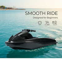 Jet Kart Aquatique Personnalisé d'Usine, Rechargeable au Lithium, 50 km/h, Contrôle Sûr et Sans Effort, en Fibre de Carbone, Bateau Rapide Compact pour Adulte