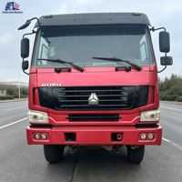 Camion benne HOWO d'occasion prêt à être expédié, vérin hydraulique, type 6x4, pour la remise à neuf