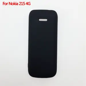 Hersteller Großhandel Matte TPU Hüllen Soft Frosted Back Cover Silikon Handy hülle Für Nokia 215 4G Schwarz