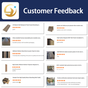 Acoustic Wall <strong>Panel</strong> Wholesale <strong>MDF</strong> Background Wall Grille Acoustic Sound Absorbing Decorative <strong>Panels</strong> Solution for <strong>Screening</strong> Room - Product Image 6