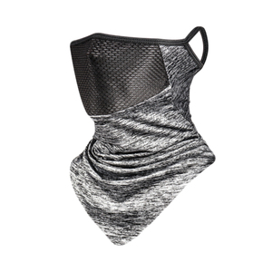 Demi-<span class=keywords><strong>masque</strong></span> d'été en soie de glace respirante avec protection UV coupe-vent pour le <span class=keywords><strong>ski</strong></span> extérieur cyclisme unisexe avec boucle d'oreille - Product Image 2