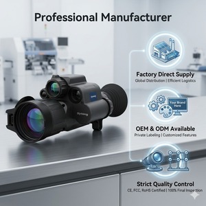 กล้องถ่ายภาพความร้อน Sytong FM06-50LRF ความละเอียด 640 เลนส์ 50 มม. 18mk ระยะตรวจจับ 2500 ม. กล้องมองกลางคืนแบบโมโนคูลาร์ WIFI พร้อมเครื่องวัดระยะ 1200 ม. - Product Image 1