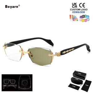 <span class=keywords><strong>Gafas</strong></span> <span class=keywords><strong>de</strong></span> Sol Fotocromáticas Boyarn con Marco Cuadrado, Protección UV400 <span class=keywords><strong>de</strong></span> Alta Calidad, Estilo Retro Unisex para Adultos - Product Image 1