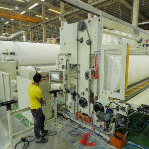 High Standard 2-Ply Bamboo White <b>Jumbo</b> <b>Toilet</b> Napkin Premium Facial Tissues - Product Image 5