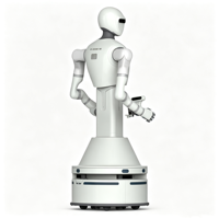 Robot humanoïde mobile Y2-B à double manipulateur, portée de travail de 2160 mm, navigation autonome, plateforme de recherche robotique légère ZY