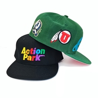 Gorra de Béisbol Plana con Visera Plana para Mujer, Estilo Snapback, Personalizada, de Mezclilla Vintage, Gorra Original de Dos Tonos, Gorra Yankee Ajustada