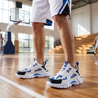 Nouvelles baskets pour hommes 2026, style designer, semelle épaisse, maille respirante personnalisée avec logo