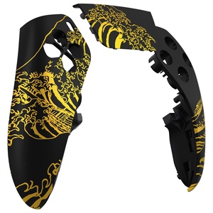 EXtremeRate DIY Substituição Faceplate <span class=keywords><strong>Shell</strong></span> Custom Touch Pad Capa Esquerda Direita Frente Superior <span class=keywords><strong>Shell</strong></span> Para <span class=keywords><strong>PS5</strong></span> Edge <span class=keywords><strong>Controller</strong></span> Cases - Product Image 1