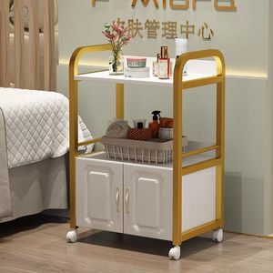 Modern Stainless Steel Salon Trolley Hairdresser Nail Technician <b>Rolling</b> Cart Cabinet Furniture Wheel Wheels for Barber Salon - Product Image 4
