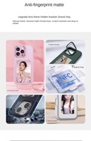 Nouveau E-Ink antichoc TPU + PC coque de téléphone Smart AI écran miroir NFC affichage bricolage Couple Anime/Manga personnage poignée de téléphone