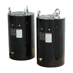 Vérin hydraulique à simple effet CLL-1002, capacité 100T, avec retour de charge et écrou de blocage pour diverses applications - Product Image 3