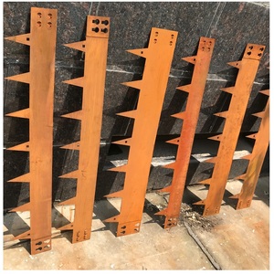 Fiori decorativi da <span class=keywords><strong>giardino</strong></span> in metallo bordo - Product Image 2