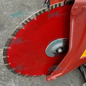 Yüksek kalite 400mm lazer kaynaklı kesme aletleri elmas kesici testere bıçağı tedavi beton için