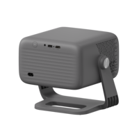 Projecteur LED compatible 4K, projecteur portable sans fil Bluetooth pour films en plein air