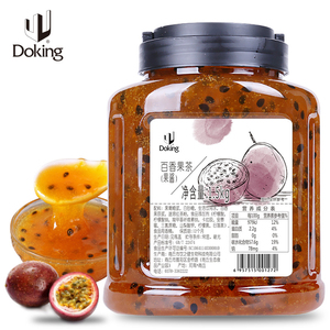 Doking 1,5 kg Botella de plástico de naturaleza y salud SALSA DE TÉ DE FRUTAS DE LA PASIÓN para té con leche y refrescos - Product Image 2