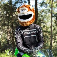 MESOROCK vente en gros nouveau dessin animé Animal moto casque housse moto casque protection capuche en peluche moto casque couverture