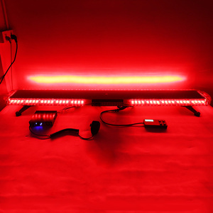 Barre lumineuse LED <span class=keywords><strong>rouge</strong></span> stroboscopique de 147 cm (57 po) sur mesure avec sirène et haut-parleur, chargeur inclus, pour tous les véhicules d'urgence (<span class=keywords><strong>Ecosport</strong></span>) - Product Image 2