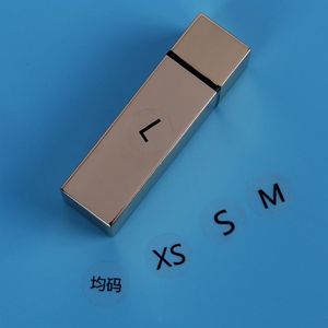 High Quality 1.5cm Diameter <b>Waterproof</b> Strong Adhesive PVC Transparent Clothes Size <b>Label</b> - Product Image 3