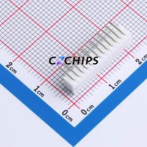 W1501100-13PW2113 Wire-to-Board Pin Header Bent Lead Through Hole,P=1.5mm Connector 1x13P 1.5mm Right Angle Insert ZH - Product Image 2
