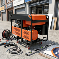 Generator Bensin Berkualitas Tinggi 5kw 6kw 8kw 9kw 10kw 12kw 15kw Silinder Ganda Rangka Terbuka Starter Kunci Penggunaan Luar Ruangan