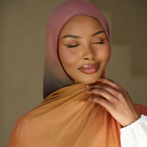 Luxurious Muslim <b>Print</b> Modal Hijab Custom Logo Breathable Wear Customizable Elegant <b>Islamic</b> Stretchy Fashion Lightweight - Product Image 2