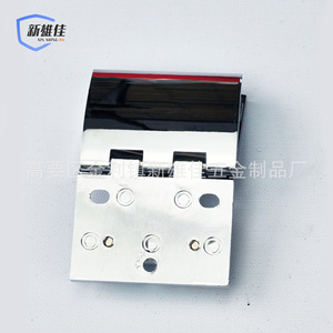 บานพับกระจกโลหะผสมสังกะสี Xin Xiong Jia แบบติดตั้งบนพื้นผิว สำหรับประตูตู้ - Product Image 2