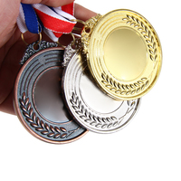 Trofeo JINZUN que vende nuevo diseño único, medalla en blanco de metal de zinc y Medalla deportiva, puede personalizar su propia medalla con logotipo personalizado
