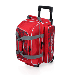 brunswick Super-large Capacity Accessory Pocket Bowling <b>Bags</b> with Wheels and Separate Shoe Compartment with Retractable Handle - Product Image 4