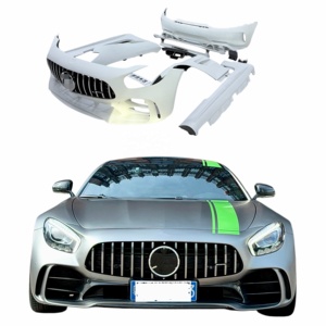Kit carrosserie large pour Mercedes-Benz AMG GT GTS : Améliorez votre véhicule avec des pare-chocs <span class=keywords><strong>avant</strong></span> et arrière, des jupes latérales et des ailes de style GTR - Product Image 1