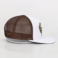 Chapeau de papa en coton à 5 panneaux personnalisé avec logo brodé, maille tissée OEM de haute qualité pour les sports de plein air pour les scènes de ski, vente en gros