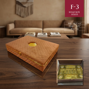 Handmade resin Bhaji Box Series Resin Food Tray 18.5x13 Inch velvet Design Customized Shape Home Decoration Velvet Cloth - Product Image 4