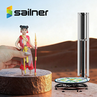 Scanner corporel 3D Sailner Su7 V4, acquisition rotative, diamètre 2,3 m, temps de numérisation de 5 secondes pour l'impression de portraits 3D