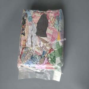 Trapos de limpieza para mecánicos, 100% algodón, trapos de láminas recicladas, piezas cortadas, trapos de láminas de colores mixtos claros - Product Image 1