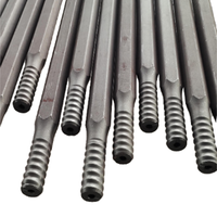 Tige de forage filetée en acier au carbone pour outil de forage minier, forgée, pour utilisation avec marteau supérieur Jumbo