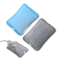 Bouillotte Électrique Rechargeable avec Housse pour Maintenir au Chaud et Remplir d'Eau Chaude