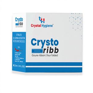 Ruban adhésif médical stérile en gaze de coton blanc Crystal Hygiene 2,5 cm x 100 mètres - Product Image 1