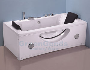 Luka — baignoire à Led pour jets massant, bain avec fenêtre en verre, projet japonais - Product Image 4