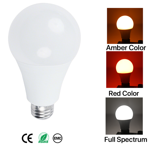 Healthy Lighting Led E26 E27 B22 Bulb Production Wholesale 3 Color Change A19 Ra 80+ Led Bulbs for Home