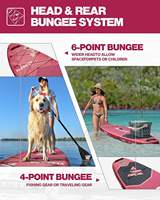 FLYPARK Premium Pink Bloom Hot Sale Surfboard Manufacturer Water Sports Inflatable Stand up Paddle Boards