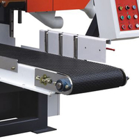 Planta de fabricación de procesamiento de madera aerodinámico STR aserradero JSM450 máquina de sierra de cinta de resierra horizontal automática