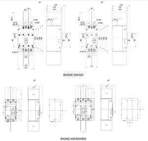 Intelligente EBASEE DC-schakelaar 200 Ampère, stroomonderbreker 500 200A 1P, intelligente schakelaar DC MCB combinatiekast - Product Image 6