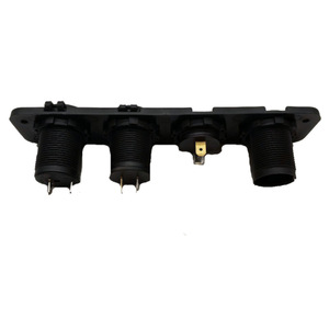 ที่ชาร์จในรถยนต์ Weichuang 12-24V 5A แบบสี่พอร์ตในหนึ่งเดียว พร้อมช่องเสียบ USB คู่ ตัวเชื่อมต่อจ่ายไฟ ตรวจจับแรงดันไฟฟ้า สำหรับรถยนต์ไฟฟ้า - Product Image 1