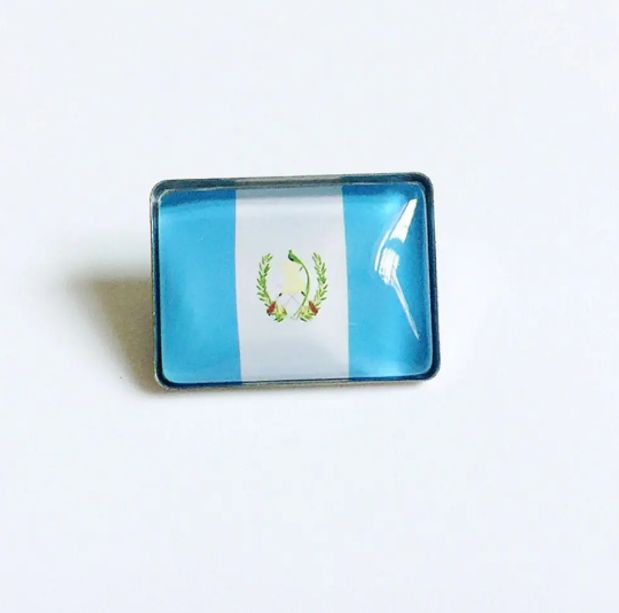 Costa Rica Flag Brooch Badge Pin Square National Countries Brooch ...