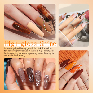 Kit de vernis à ongles en gel professionnel BOMESEL, 39 couleurs, 10 ml, durcissement UV/LED, sans TPO ni HEMA, fournitures pour la manucure et la pédicure - Product Image 6