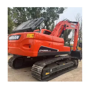 Ucuz fiyat ile kullanılan kore orijinal Doosan DX225 ağır inşaat paletli ekskavatör