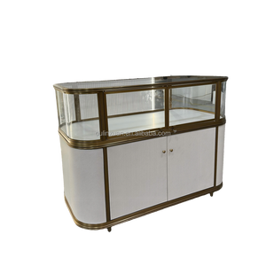 ジュエリー時計展示ショーケースキャビネットキオスク透明ガラスLED照明博物館展示小売店ショッピングモール - Product Image 3